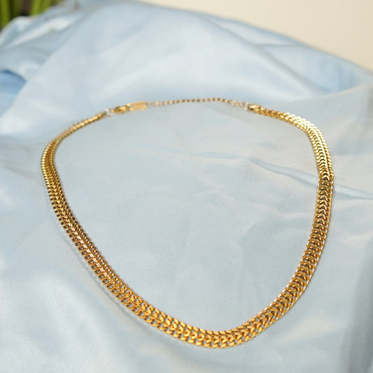Flat Cuban Link Chain Necklace 316L
