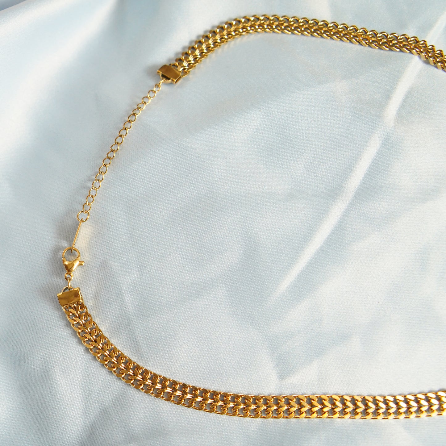 Flat Cuban Link Chain Necklace 316L