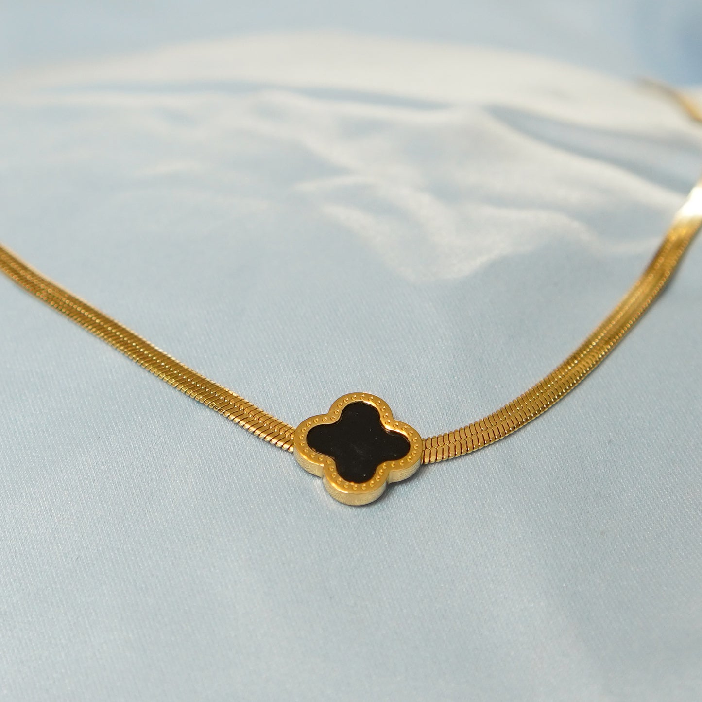 Black Clover Pendant Necklace 316L