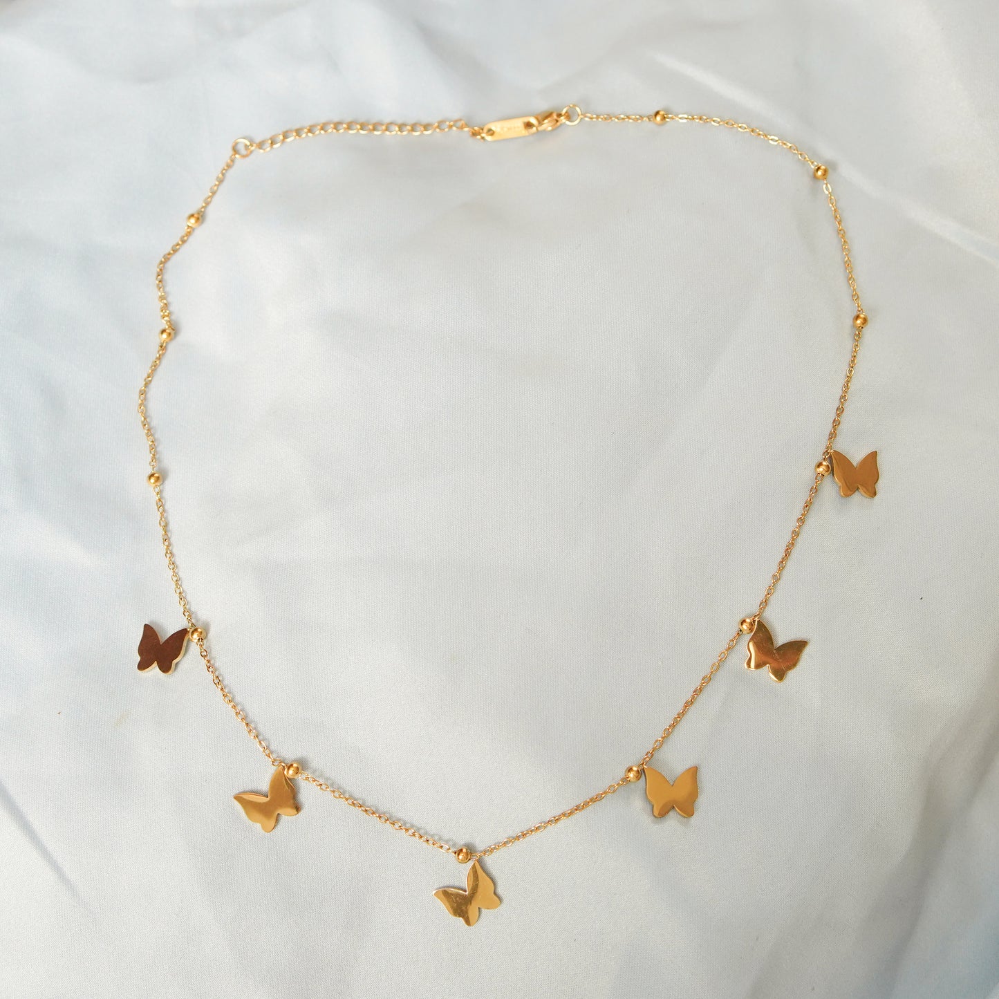 Butterfly Pendants Charm Necklace 316L