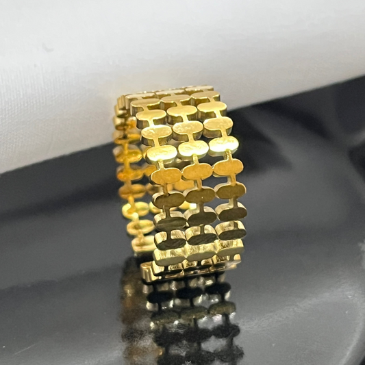 Beaded Adjustable Ring