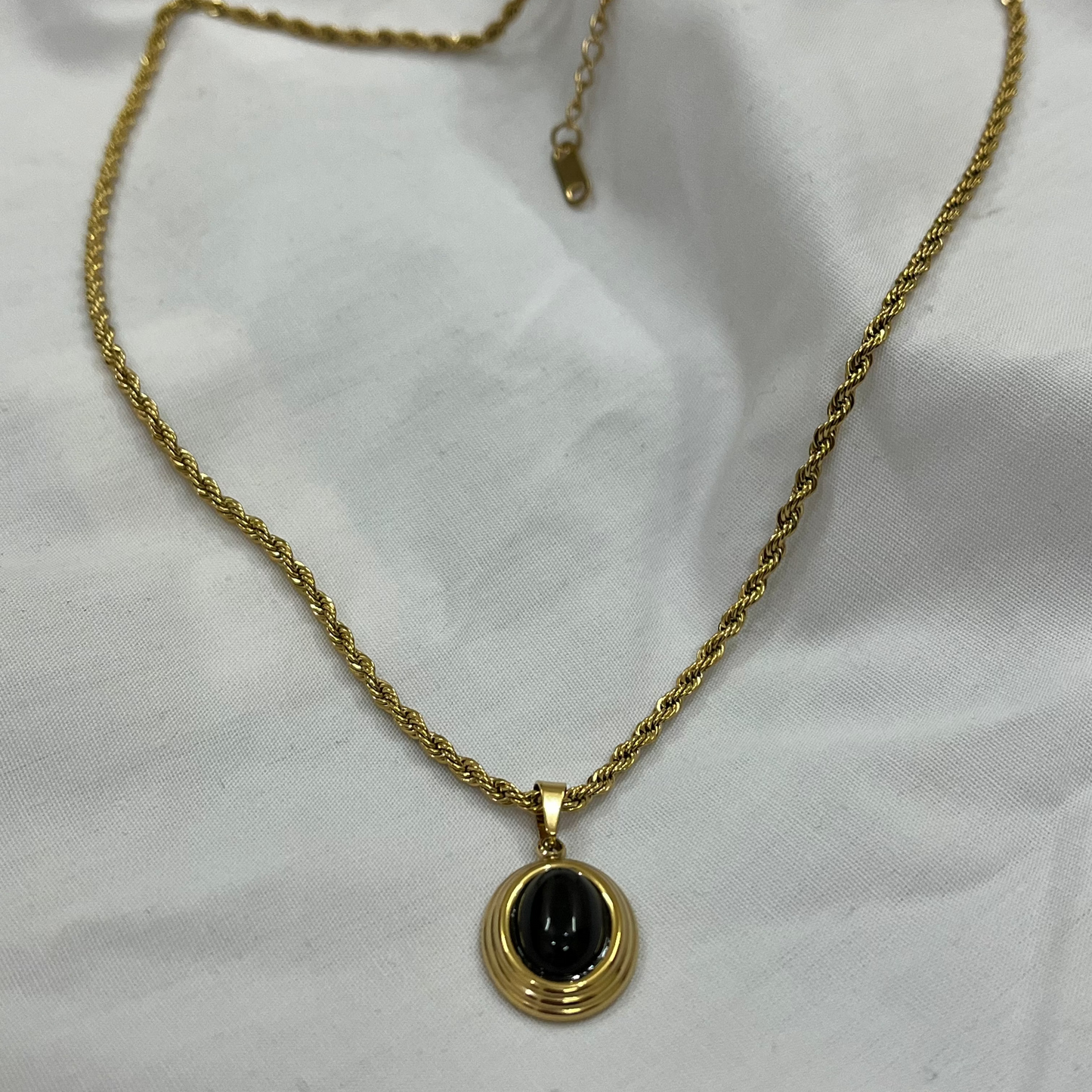 Onyx Cabochon Pendant