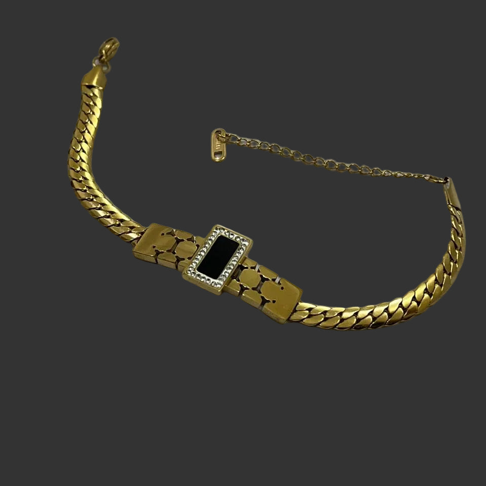 Noir Curb Bracelet