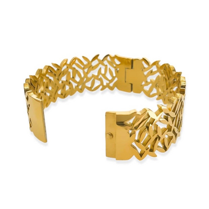 Verdura Luxe Leaf Cuff 316L