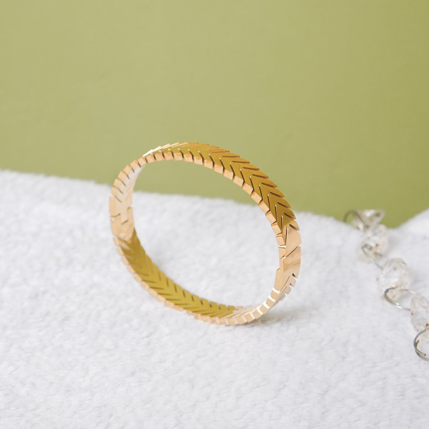 Chevron Cut-Out Bangle