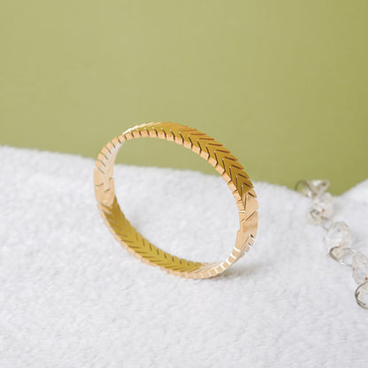 Chevron Cut-Out Bangle