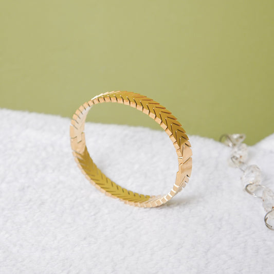 Chevron Cut-Out Bangle