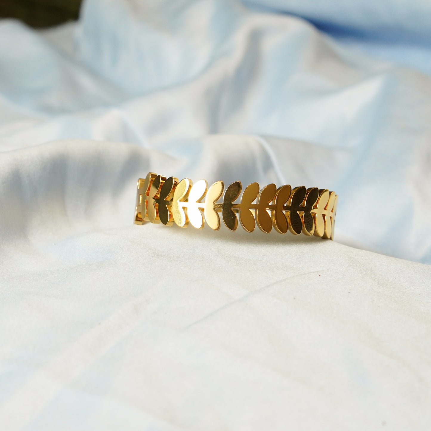 Golden Leaf Bangle