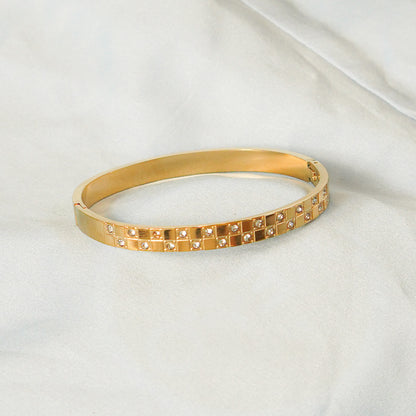 Cubic Zirconia Detailing Bangle