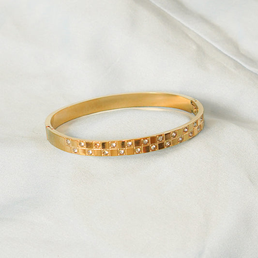 Cubic Zirconia Detailing Bangle