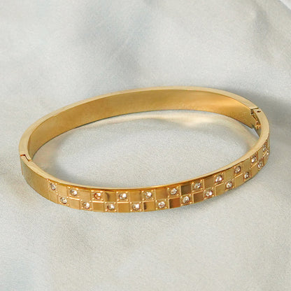 Cubic Zirconia Detailing Bangle