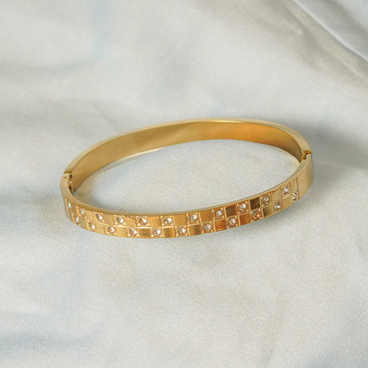 Cubic Zirconia Detailing Bangle