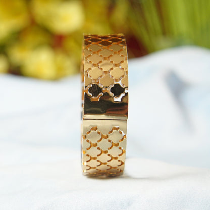 Geometric Pattern Bracelet 316L