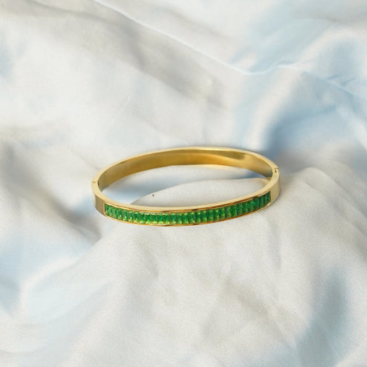 Emerald Embrace Bangle