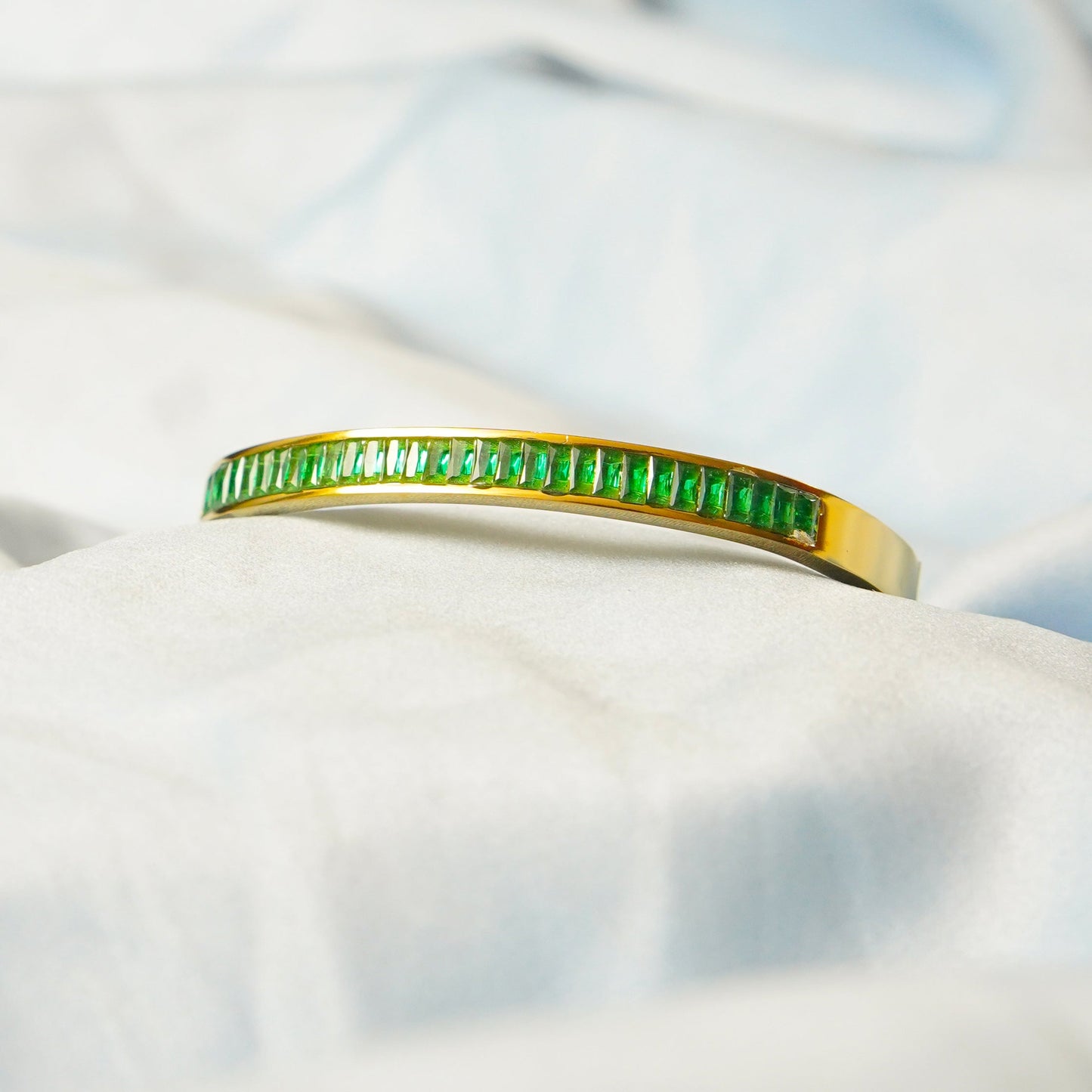 Emerald Embrace Bangle