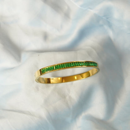 Emerald Embrace Bangle