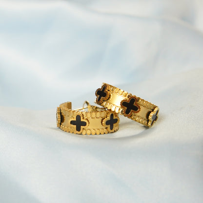 Black Cross Inlay 316L