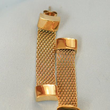 Mesh Drop Earring