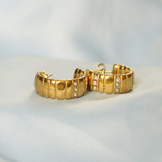 Crystal Accents Hoop