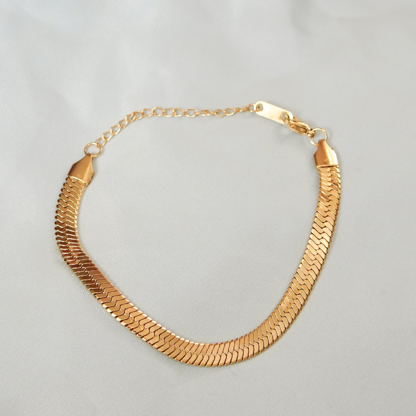 Herringbone Chain Bracelet 316L