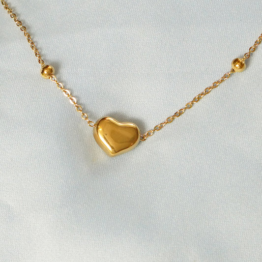 Heart Charm Bracelet 316L