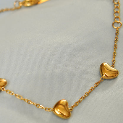 Heart Charms Bracelet 316L