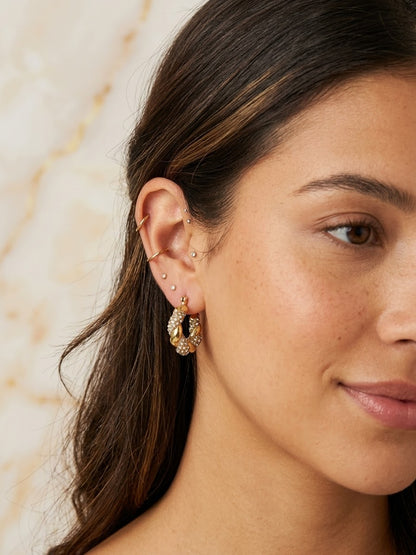 Chunky Twisted Earrings