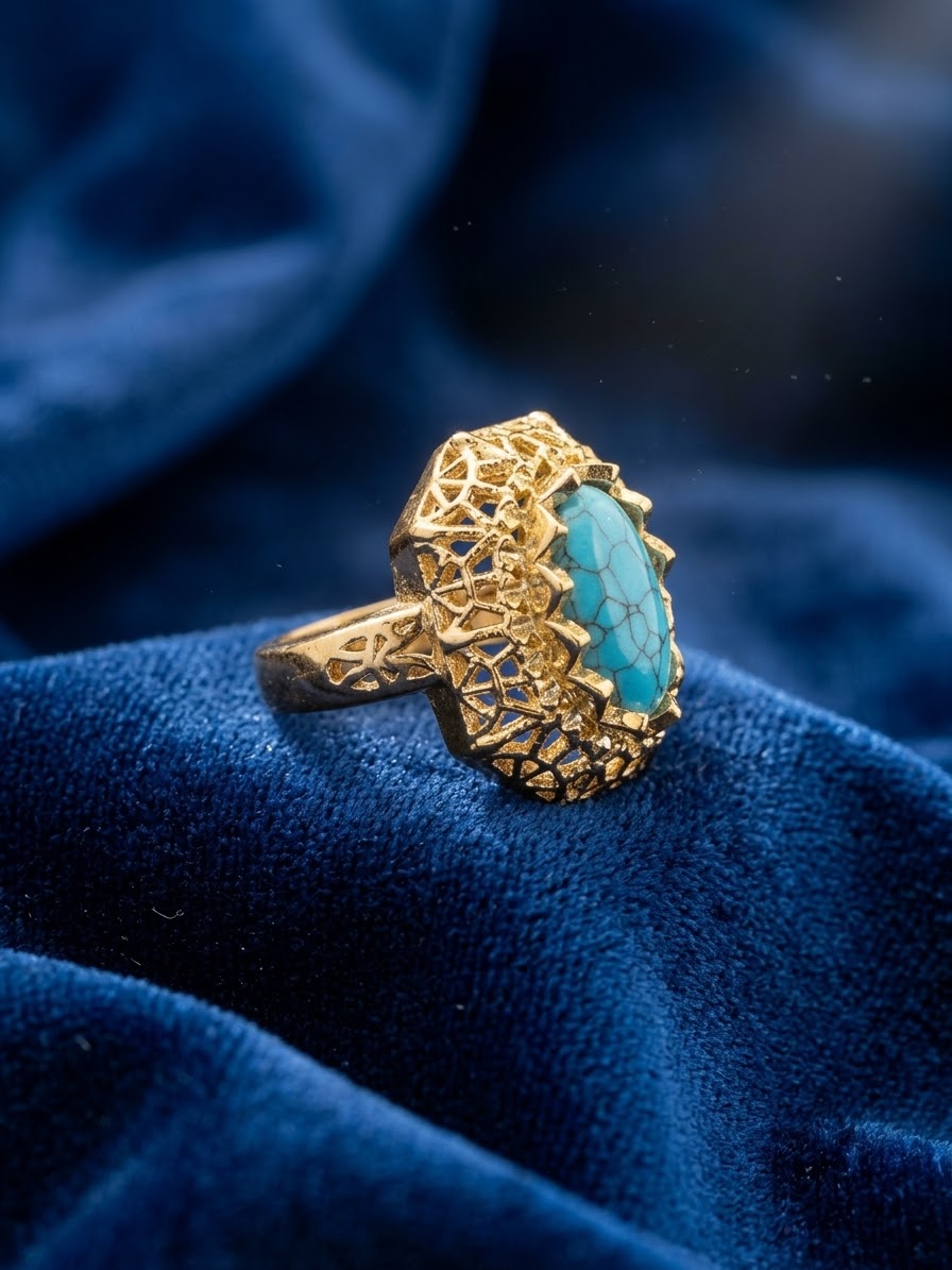 Turquoise Gold-plated