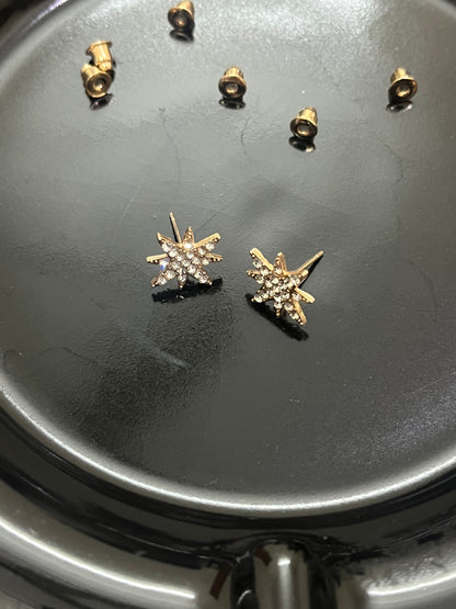 925 Pave Stud Earrings Set