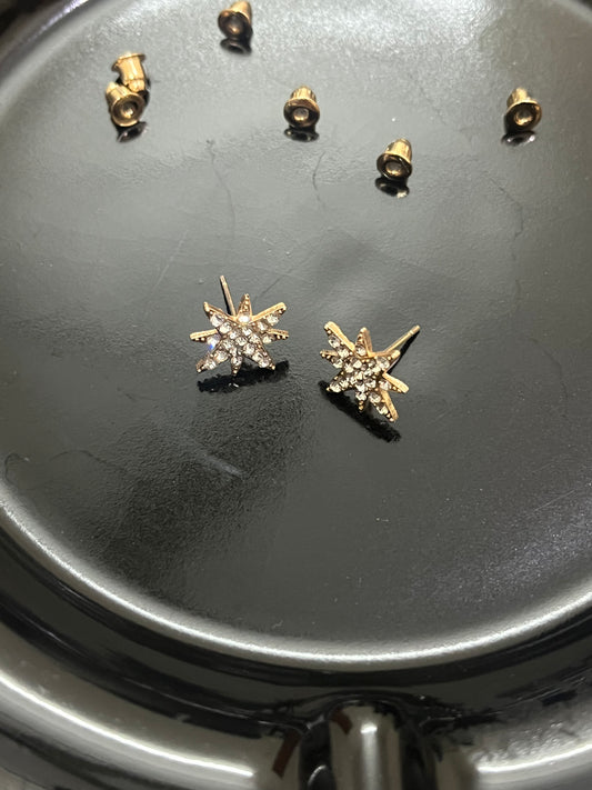 925 Pave Stud Earrings Set