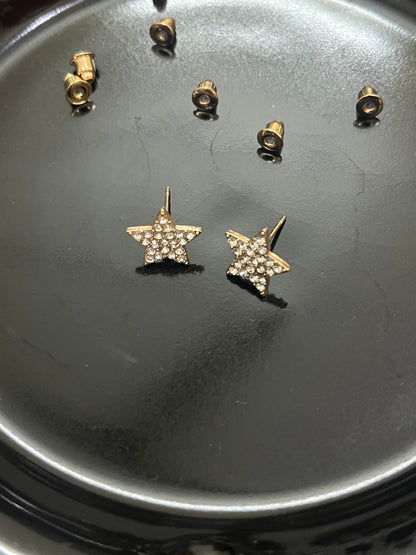 925 Pave Stud Earrings Set