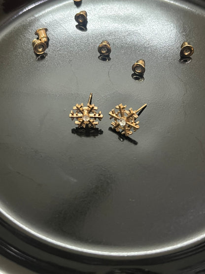 925 Pave Stud Earrings Set