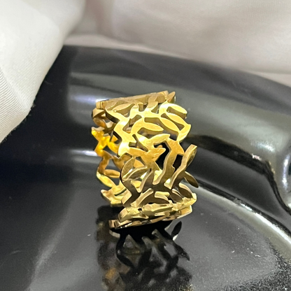 Verdura Luxe Leaf Adjustable Ring