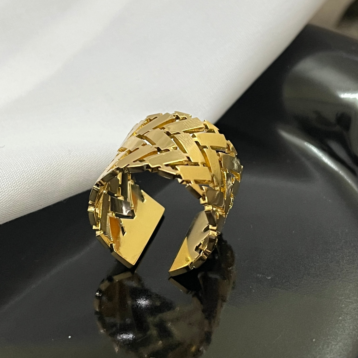 Woven Adjustable Ring