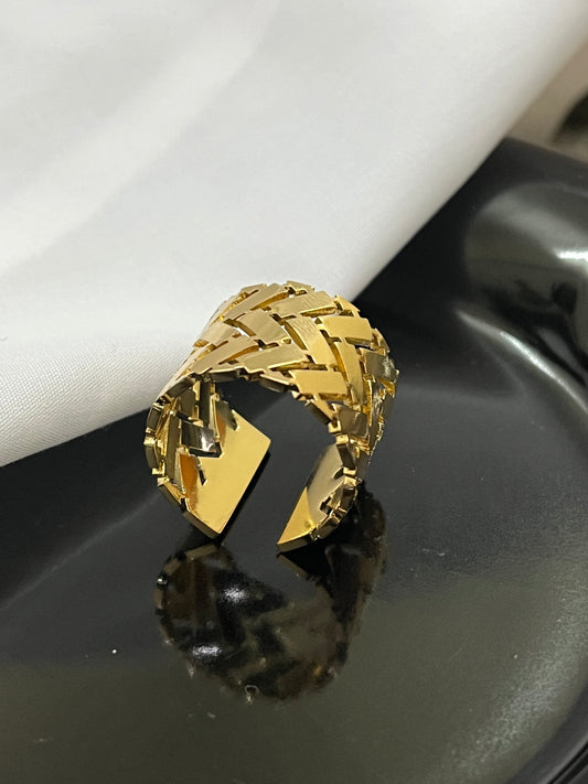 Woven Adjustable Ring