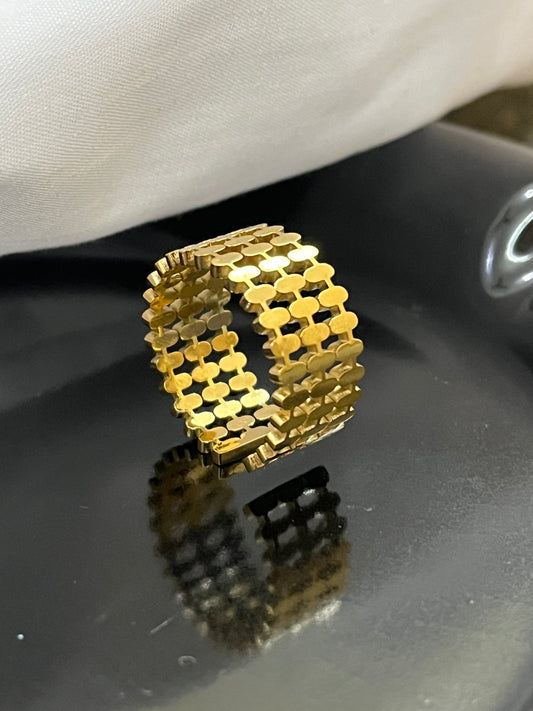 Beaded Adjustable Ring