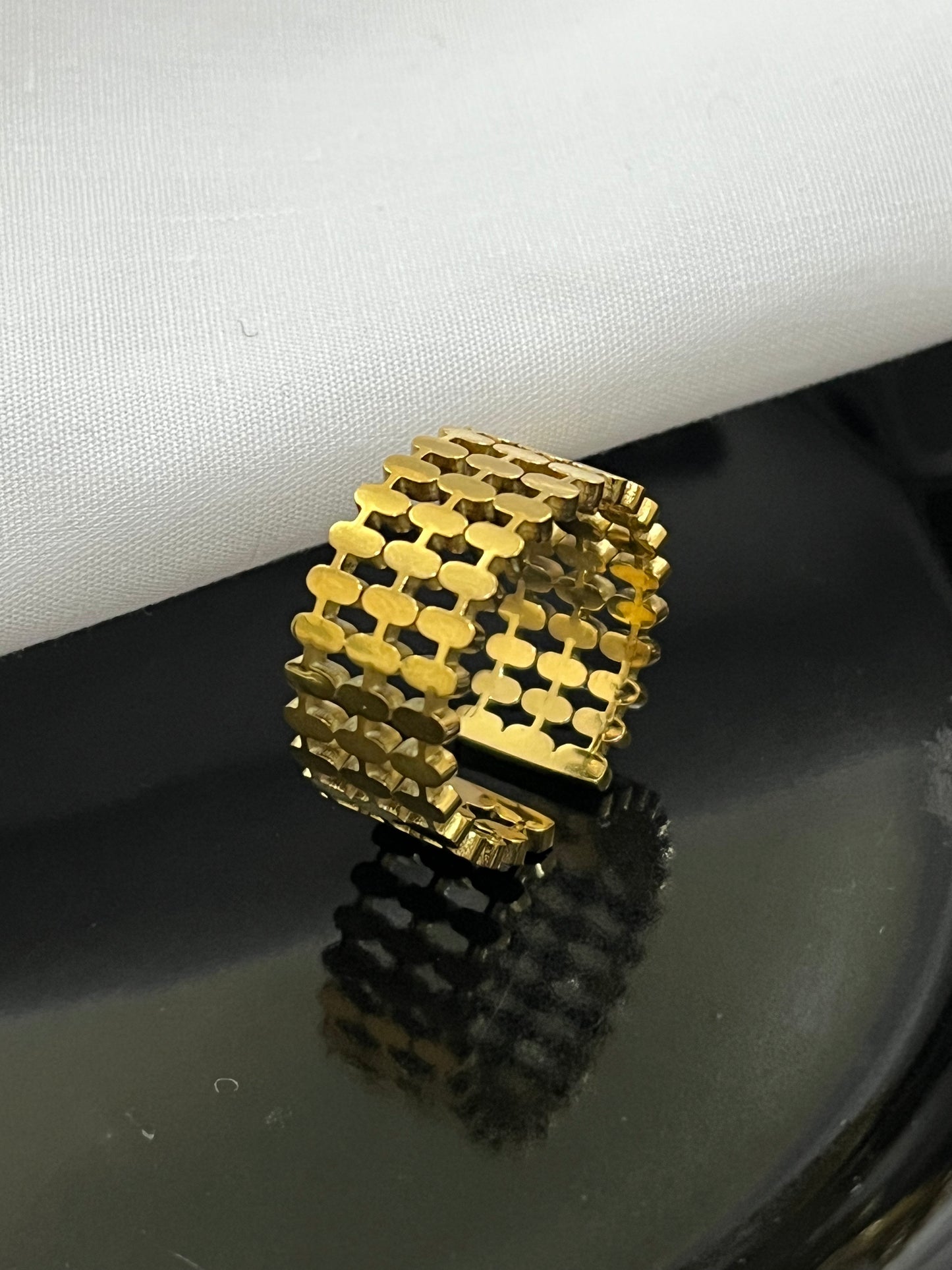 Beaded Adjustable Ring