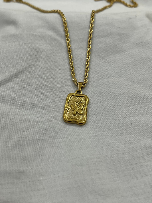 Butterfly Pendant Necklace