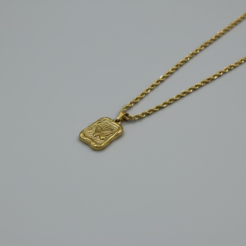 Butterfly Pendant Necklace