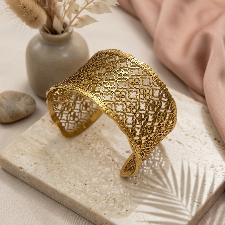 Candice Cuff Bracelet 316l