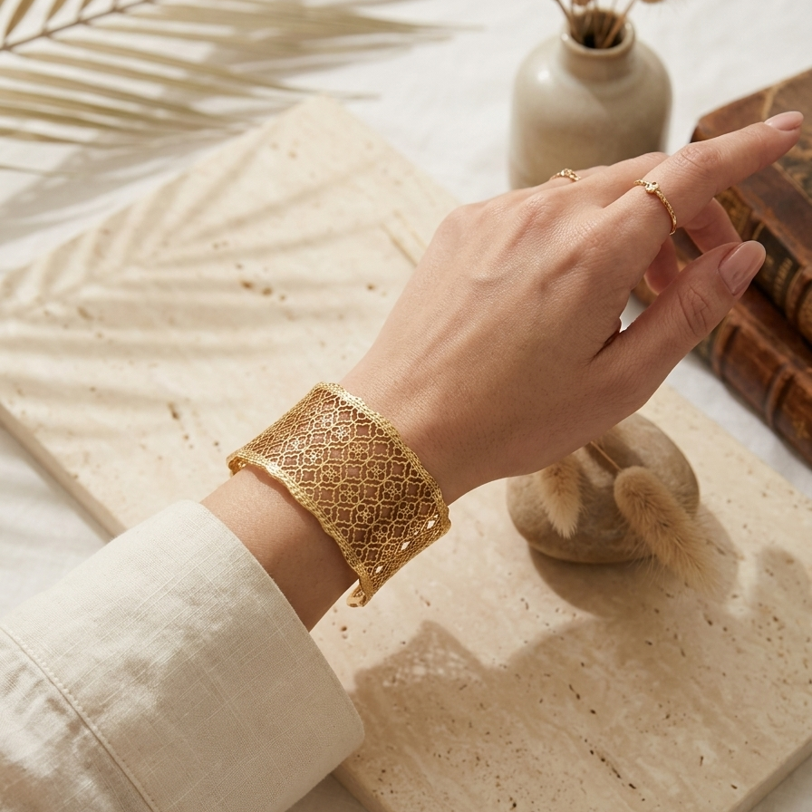 Candice Cuff Bracelet 316l