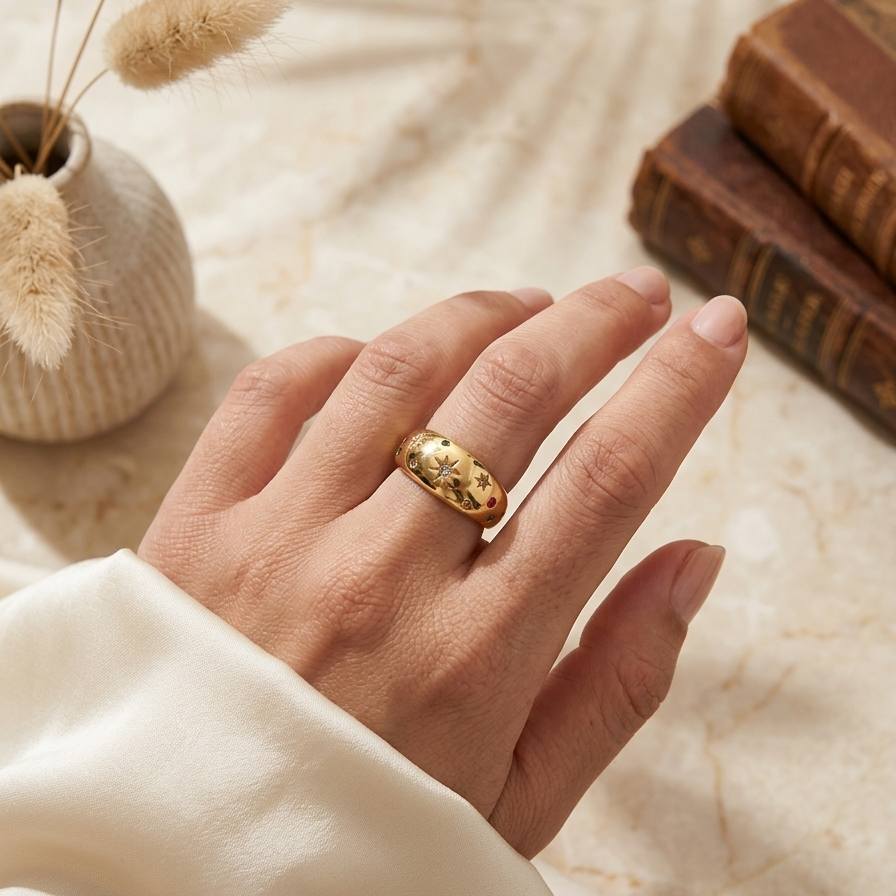 Star Dome Ring