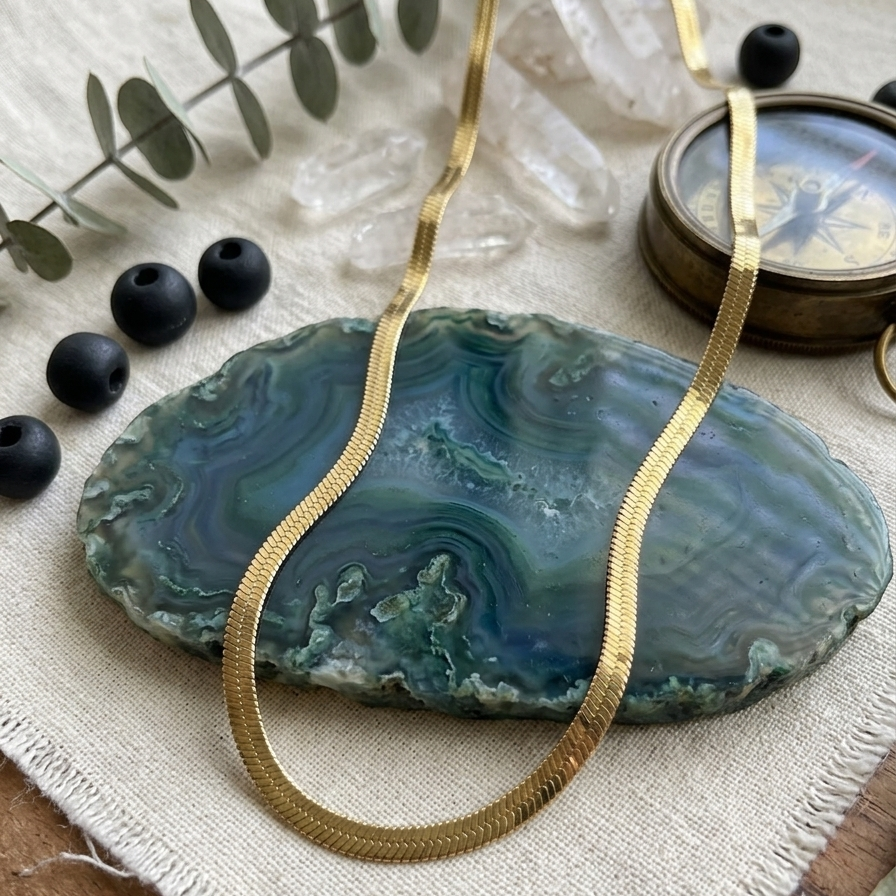Herringbone Chain Necklace