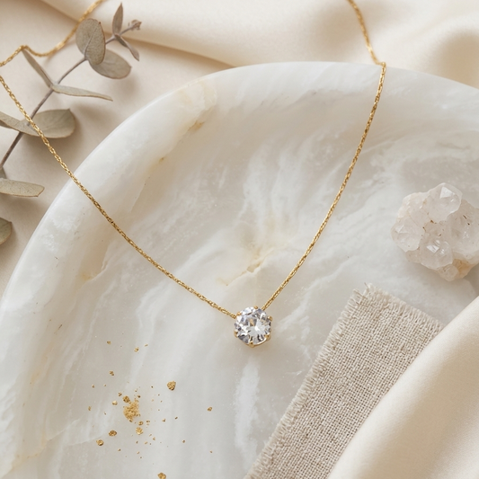 Solitaire Pendant Necklace