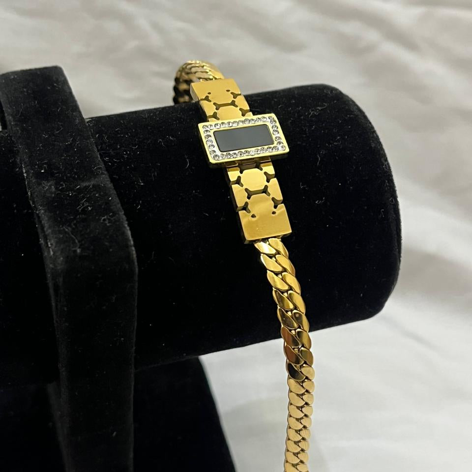 Noir Curb Bracelet