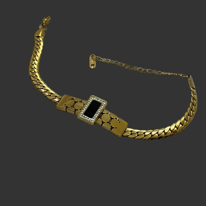 Noir Curb Bracelet